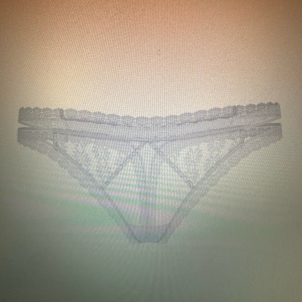 Victoria's Secret Lace Panties in Mint Green, Lilac Pink & White.Sold separately